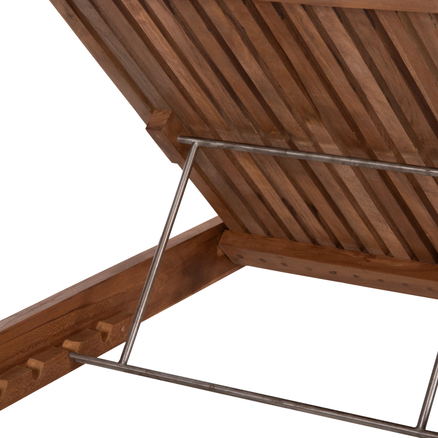 Shezlong LAGERTHA FH5963.11 dru teak ngjyrë natyrale 200x65x102H cm