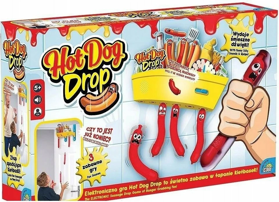 Lojë arcade elektronike Cobi Hot Dog Drop 08466, 5+
