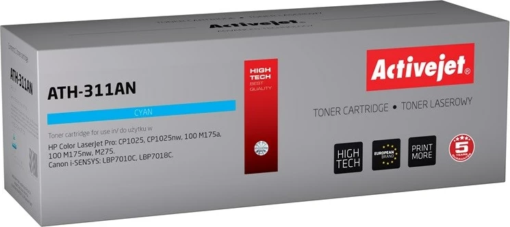 Toner zëvendësues Activejet ATH-311AN për printer HP, i kaltër