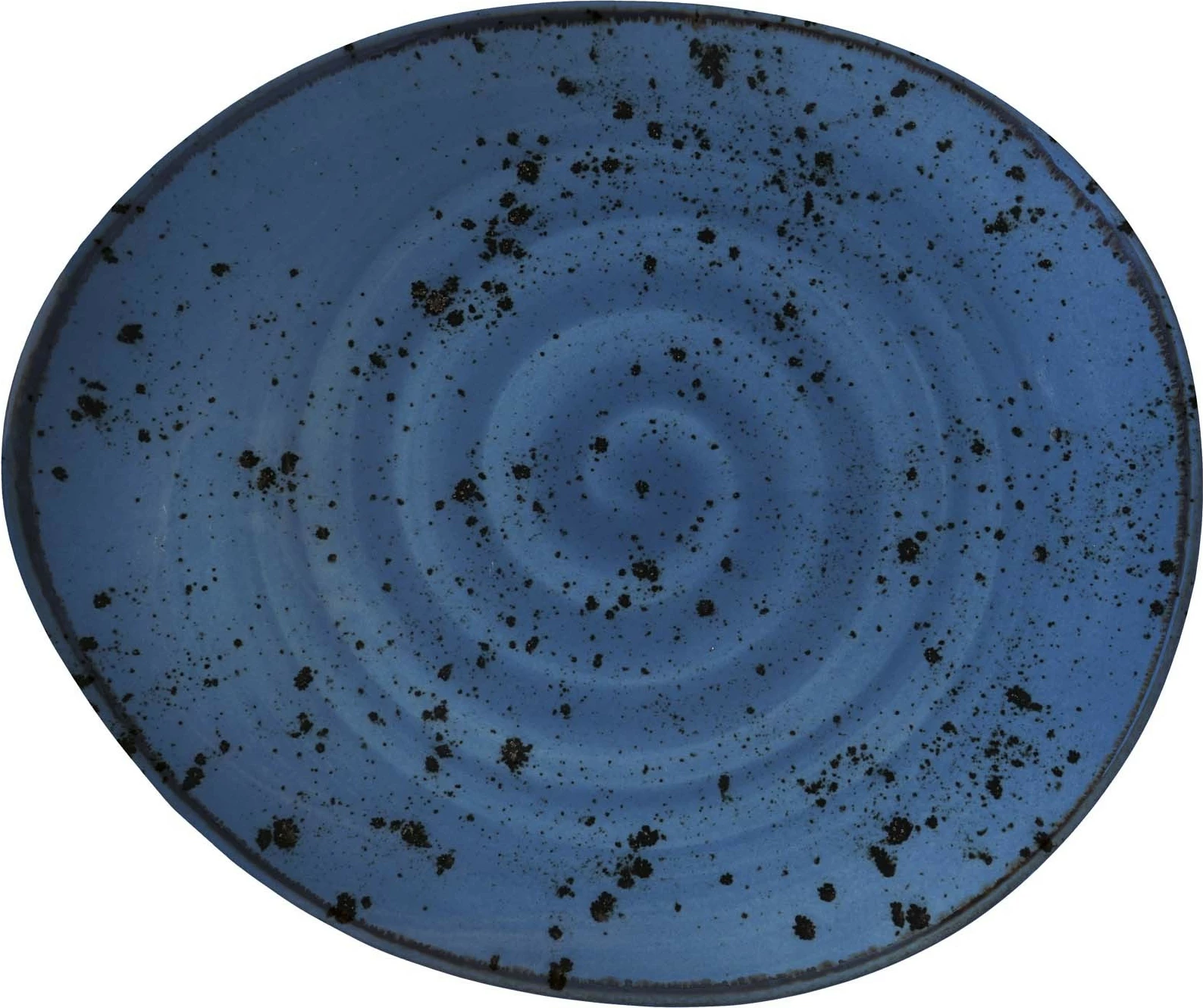 Pjatë prezantimi Fine Dine Iris 240x270mm, porcelan, set 6 copë, blu