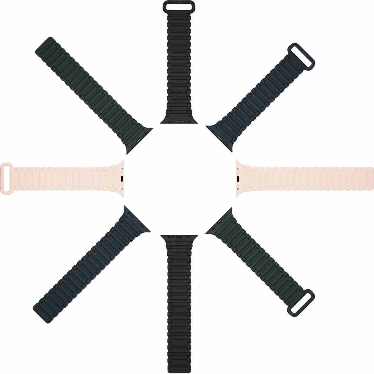 Rrip magnetik për Apple Watch Dux Ducis Armor, silikon, 38/40/41mm, Blu