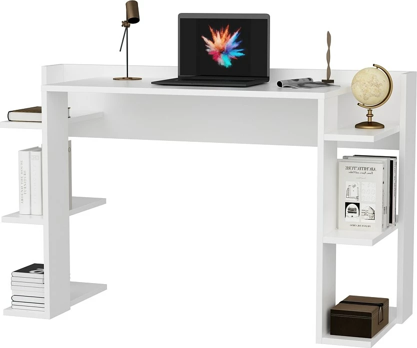 Tavolinë pune për studim Skye Decor, çinar - e bardhë