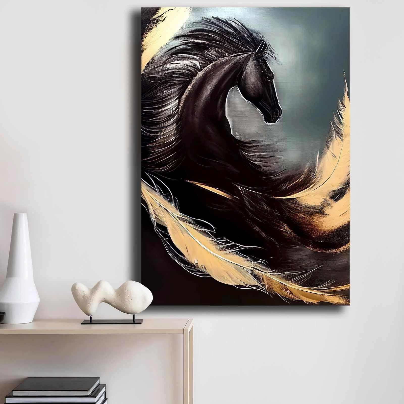 Pikturë dekorative në kanavacë, Wallity, 70100GSC-008, shumëngjyrëshe, 70x100cm
