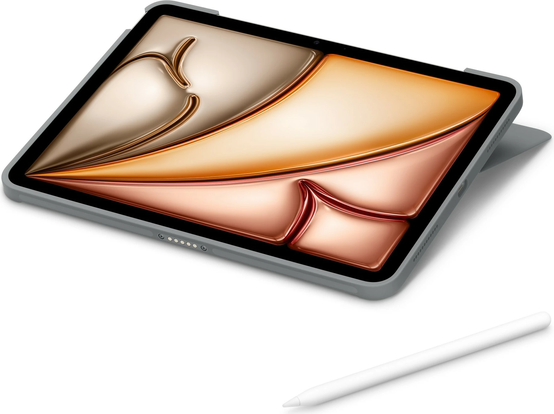 Tastierë Logitech për iPad Air 11-inch, QWERTY, me Trackpad, Gri