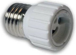 Adapter soketi për llambë Synergy21 E27 në GU10, LED, i bardhë