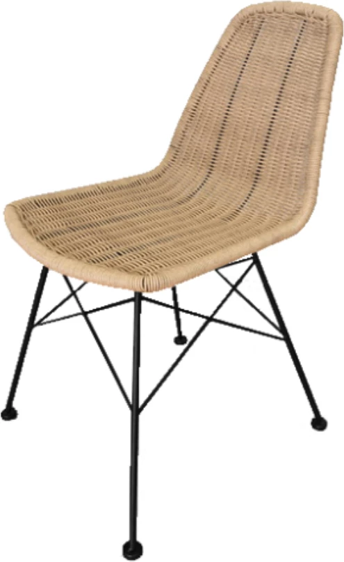 Karrige Denmark, natyrale, 44x57x81cm