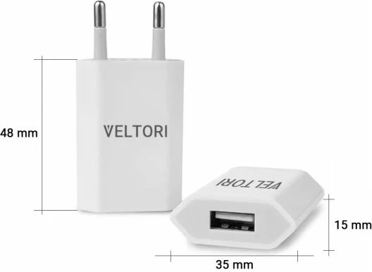 Karikues universal për smartwatch Veltori, i bardhë