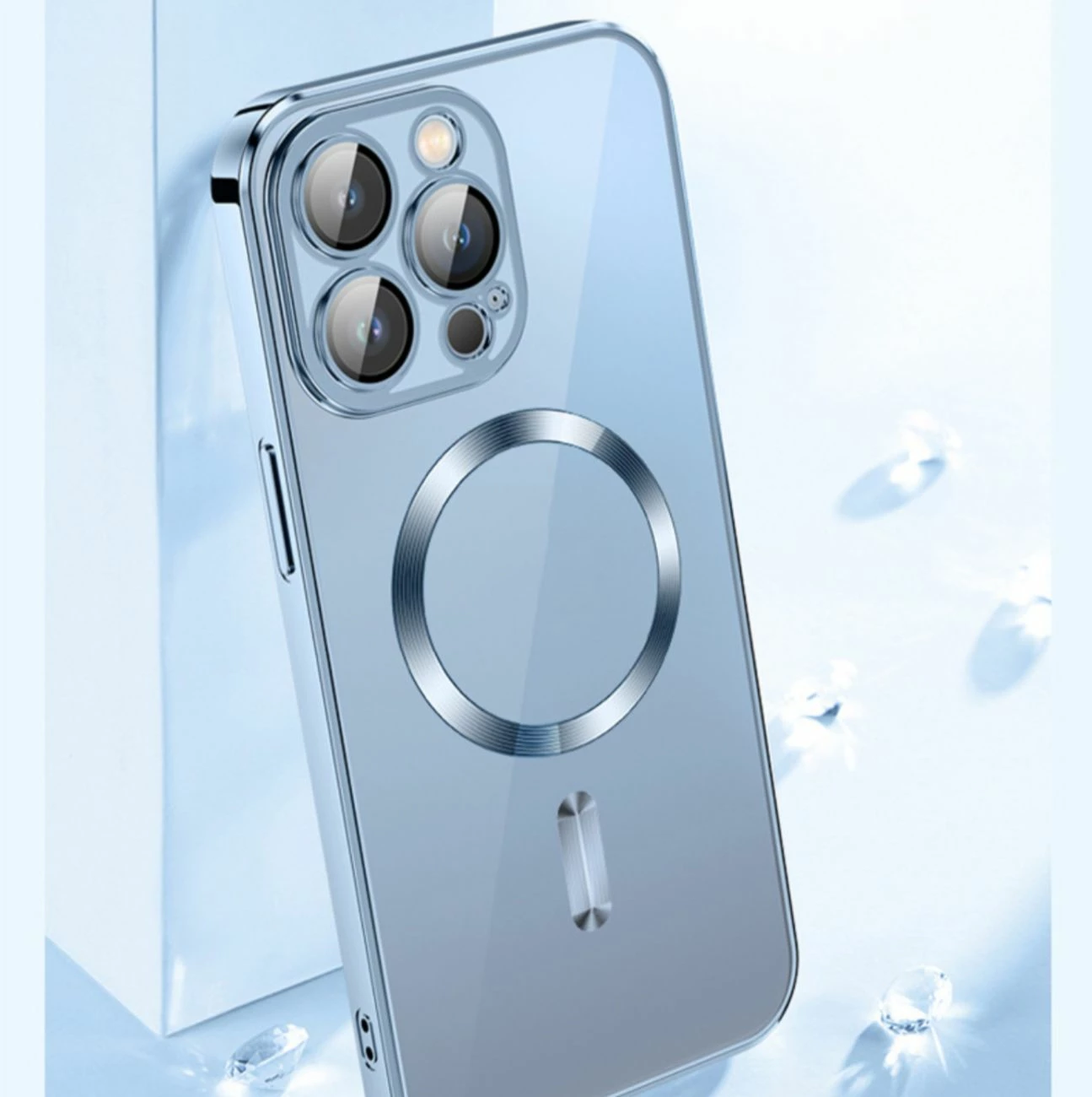 Mbështjellës Wozinsky Electroplated MagSafe për Samsung Galaxy S24 FE, Ari