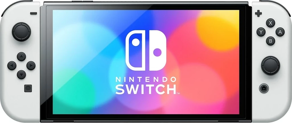 Konzolë portabile Nintendo Switch OLED, 7", 64 GB, Wi-Fi, E bardhë