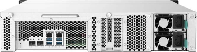 Server NAS QNAP TS-1232PXU-RP-4G 12-bay 4GB RAM 2x 10GbE SFP+ 2U Rack, e zezë