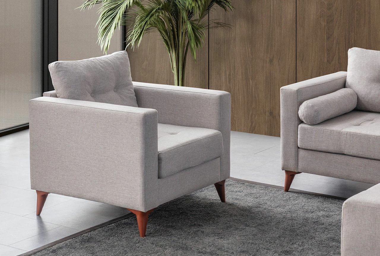 Karrige krahu, Atelier del Sofa, ngjyrë krem, Kraft