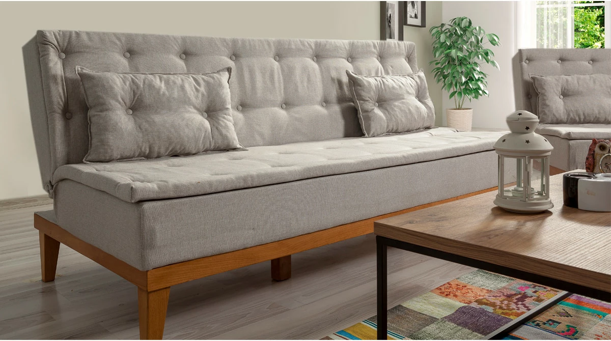 Set divani-krevat Atelier del Sofa, krem, Fuoco-TKM05-1005