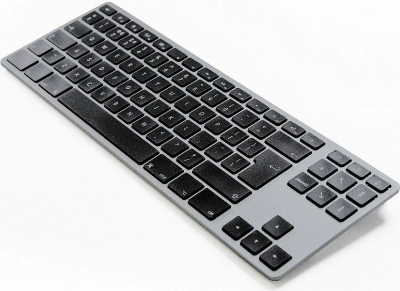 Tastierë wireless Matias FK408BT për Mac, Bluetooth, alumini, Gri