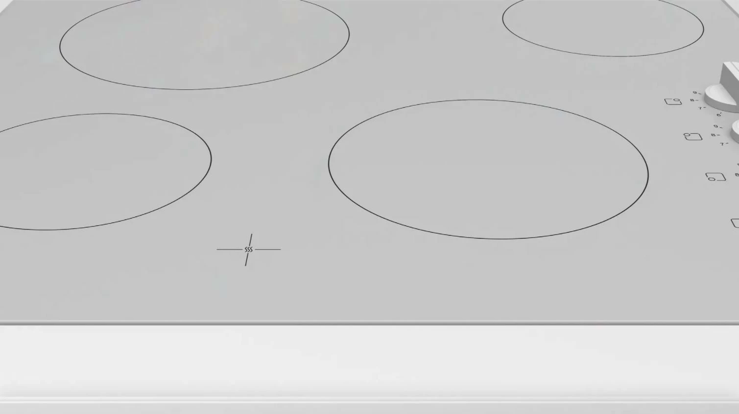 Pllakë qeramike Bosch PKE612CA2E, 4 zona, e bardhë