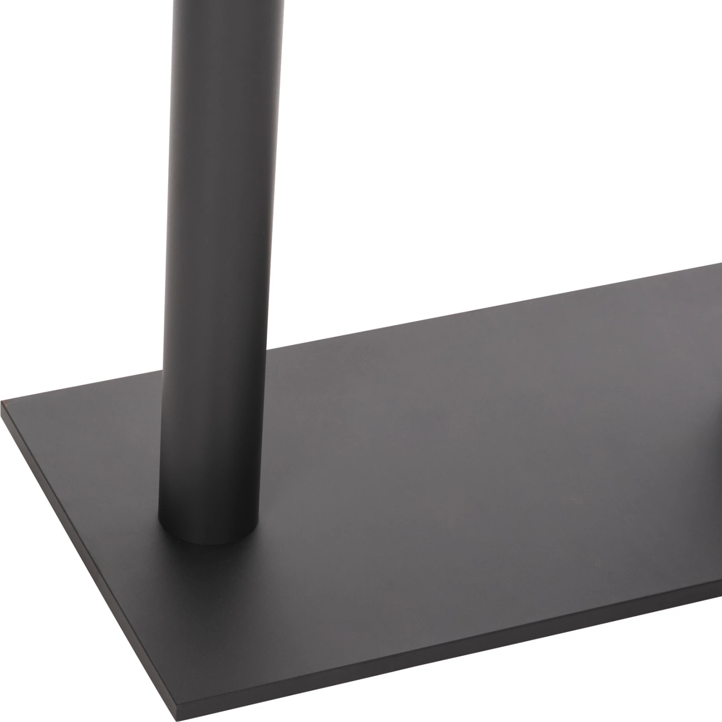 Bazë për tavolinë bar, FH478.20, lartësi mesatare, metal gri mat, 2-shtylla, 40x80x90 cm