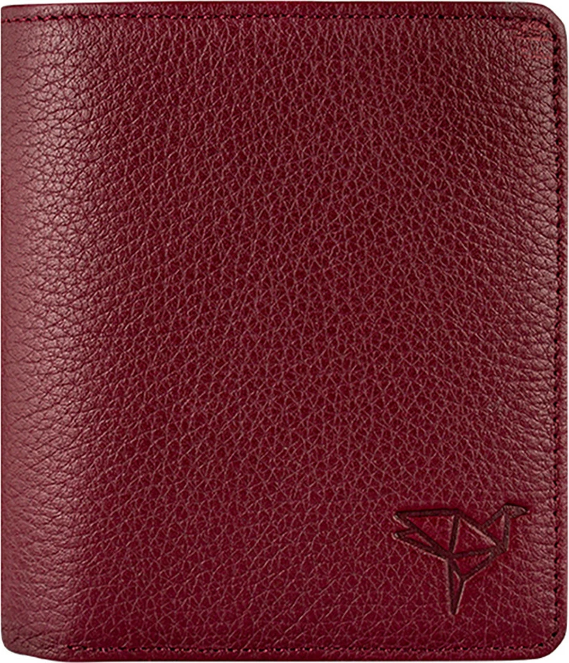 Portofol për burra, Zoozie Bags, ngjyrë e kuqe claret, Metz