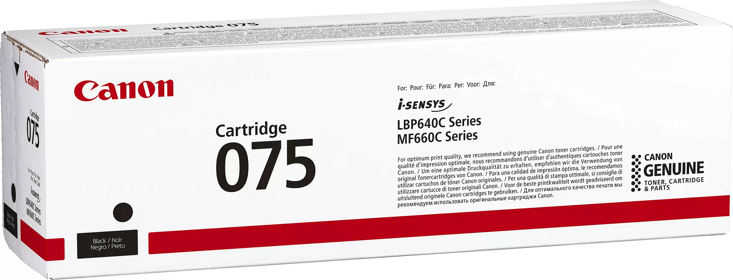 Toner Canon 075 (6365C002), 1300 faqe, Original, i zi