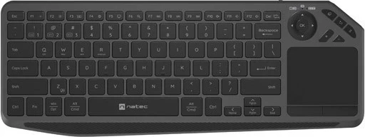 Tastierë Natec Turbot 2, wireless, touchpad, slim, 75%, e zezë
