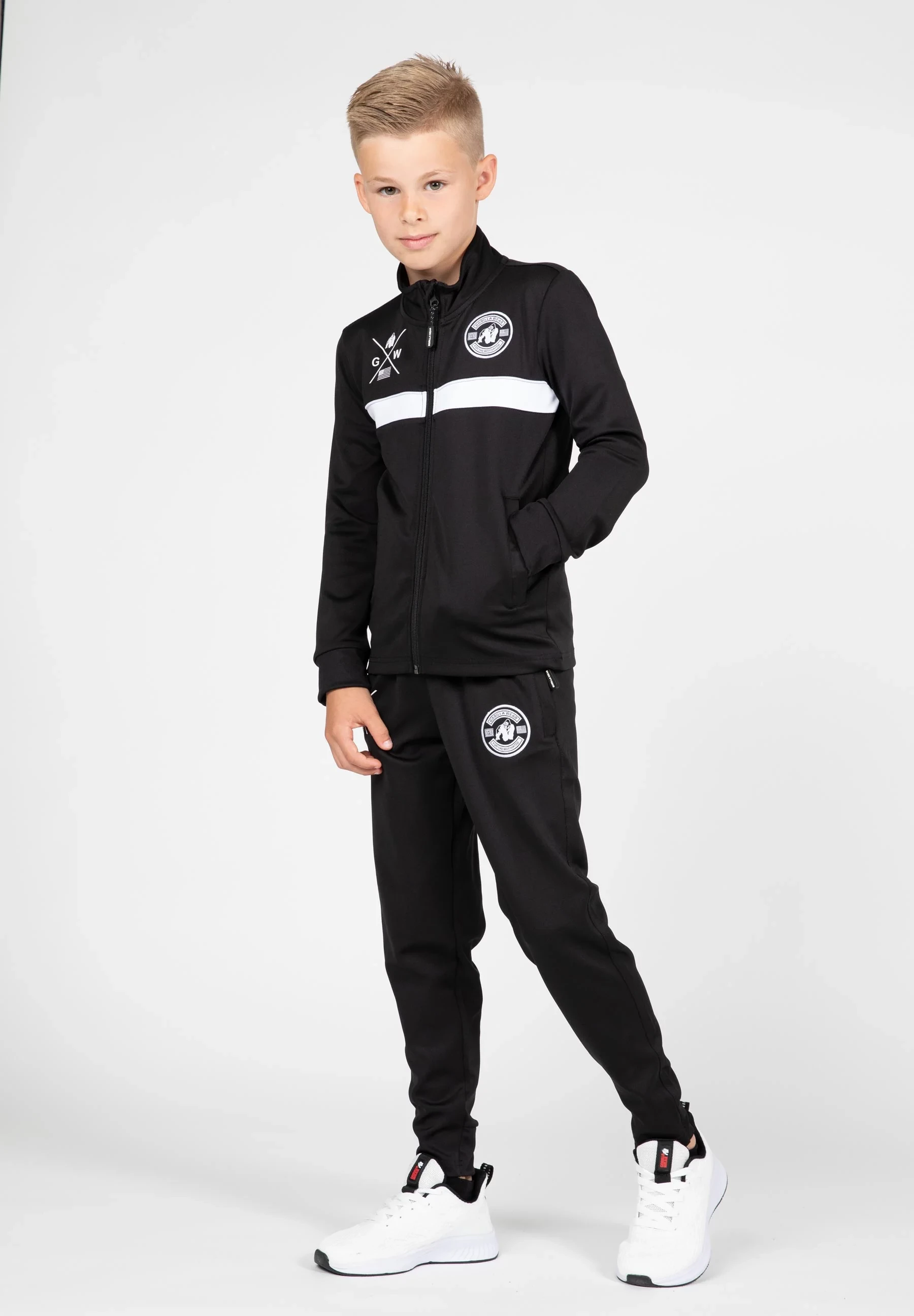 Vernon Kids Track Jacket - Black [Madhësia: 152]