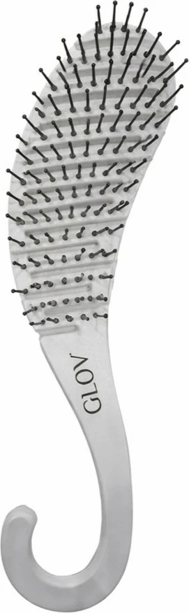 Furçë për flokë Glov HangTight Brush Detangling Hook Brush për femra, gri, 1 copë