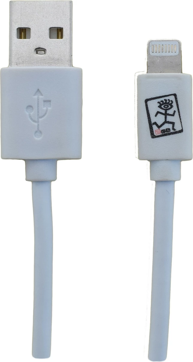 Kabllo 2GO 795781, Lightning në USB, 1m, e bardhë