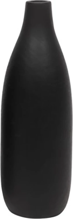 Vazo Solet, dru, ngjyrë e zezë, 10x10x36cm