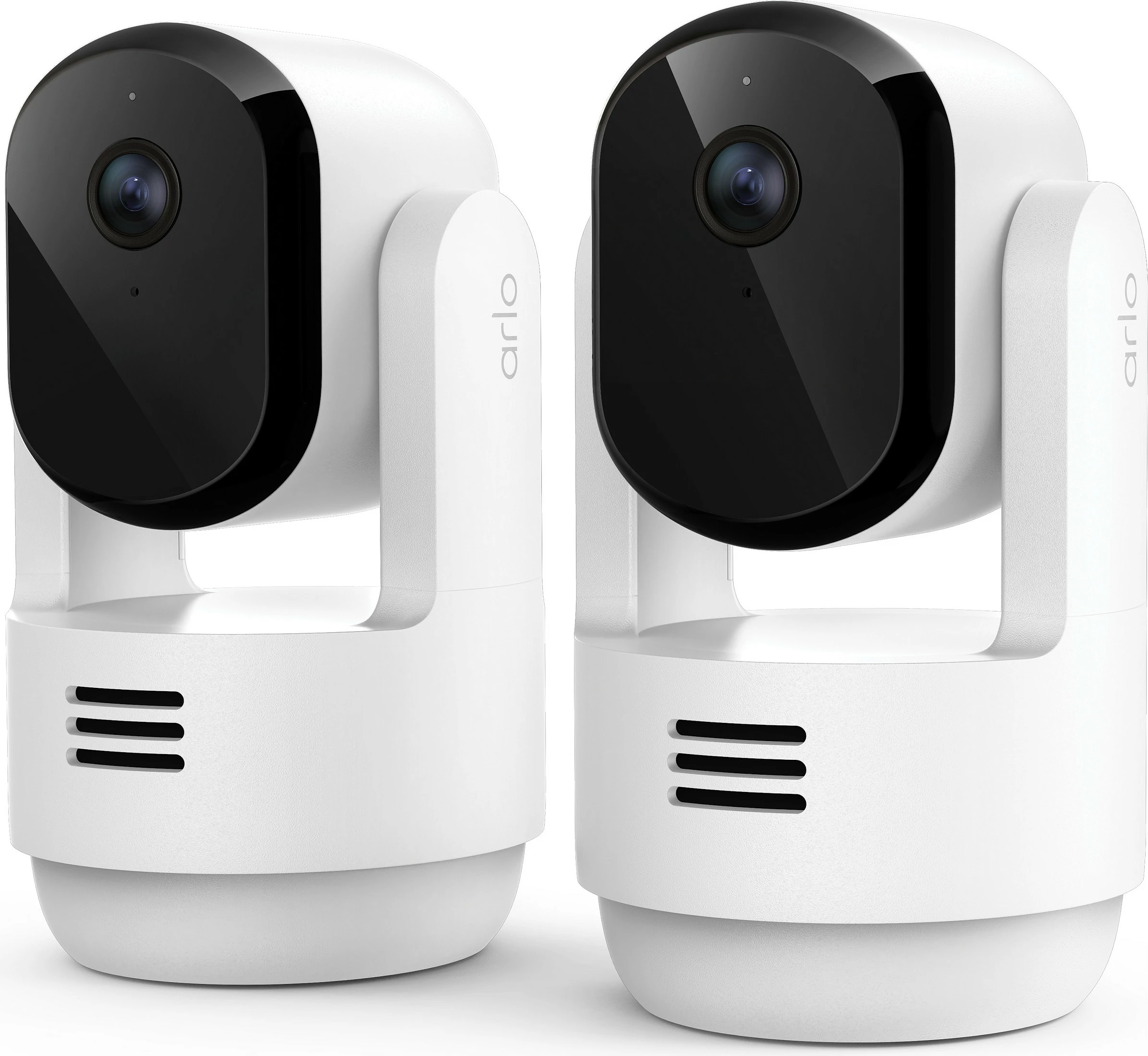Kamerë sigurie IP Arlo Essential 3, 2K PTZ, set 2 copë, Wi‑Fi/PoE/USB, e bardhë