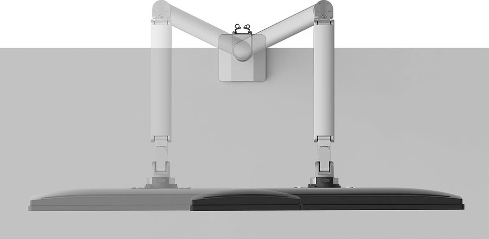 Krah monitori Neomounts DS70-250SL1, Clamp/Grommet, 9 kg, 17-35", Argjendtë
