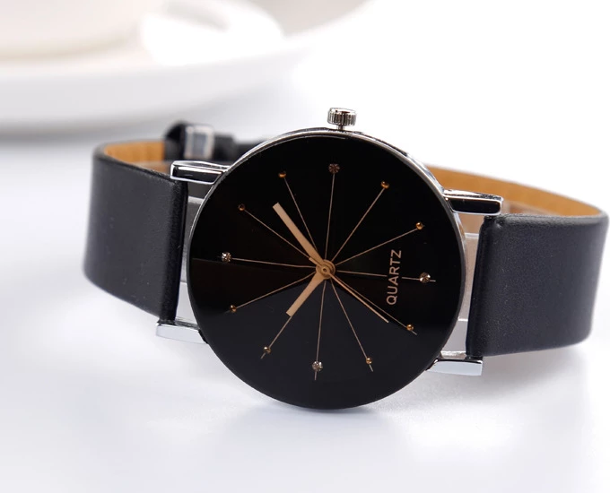 Orë dore për femra dhe meshkuj WJ-5223, e zezë