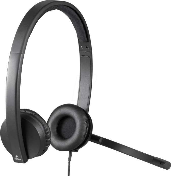 Kufje Logitech H570e (981-000575), stereo, USB, me mikrofon me anulim zhurme, të zeza