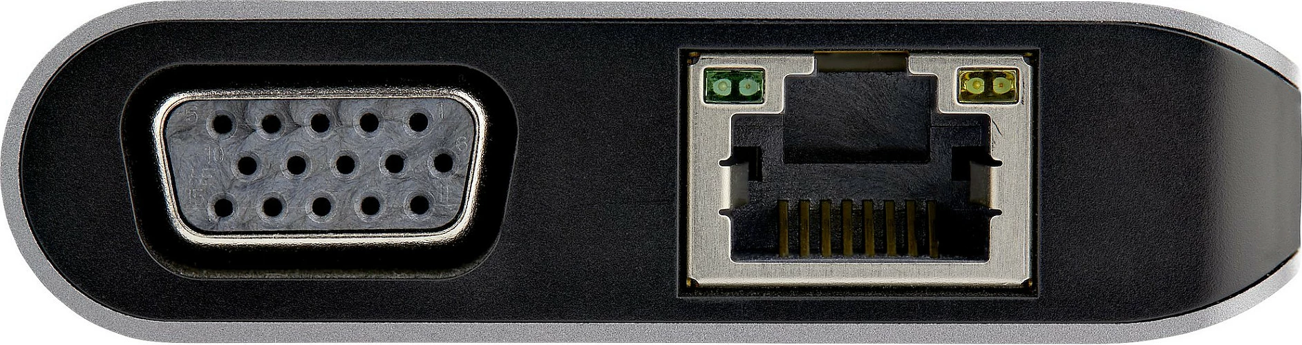 Adapter multiport USB-C StarTech DKT30CHVAUSP, mini docking me HDMI 4K, VGA, 100W PD, USB 3.0, LAN, SD, gri