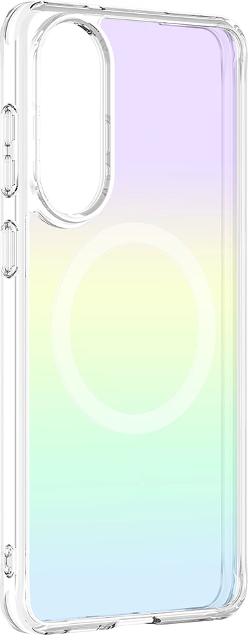 Mbështjellës AmazingThing Minimal Mag me unazë magnetike për Samsung Galaxy S25 Edge, Opalescent