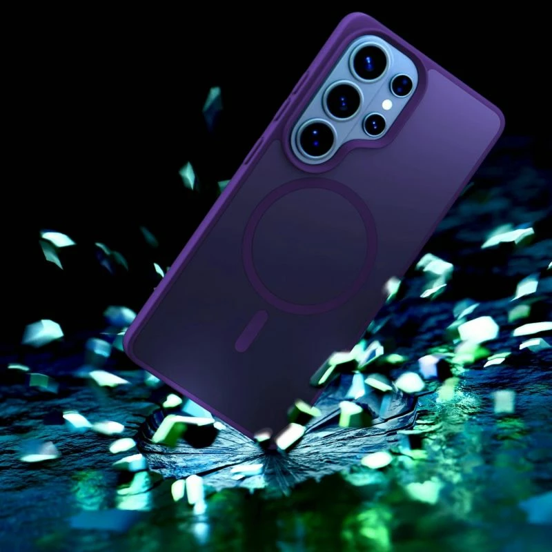 Maskë telefoni 3mk Smoke MagCase Samsung Galaxy S26 Ultra, vjollcë