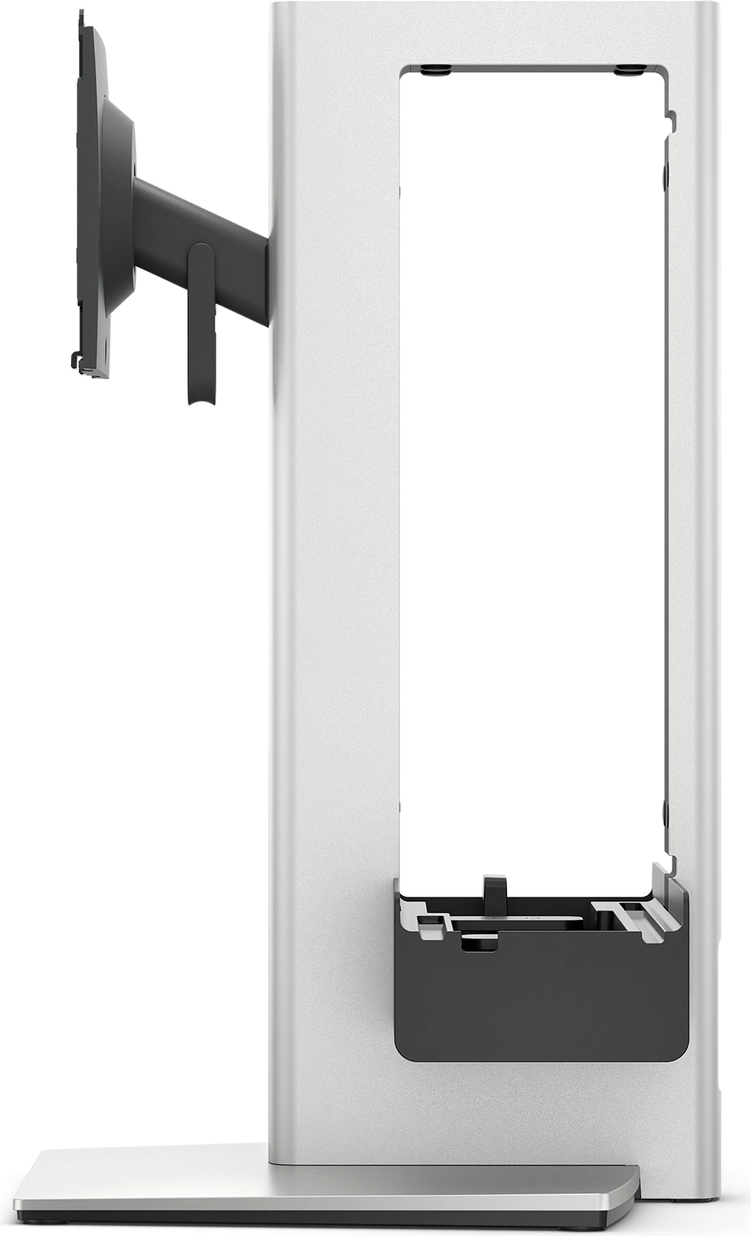 Mbajtës monitori DELL Pro Slim/Pro Max Slim, VESA 100x100, për tavolinë, 19-27", i zi/argjendtë