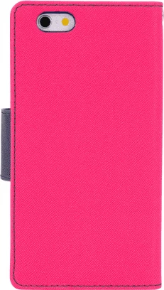 Mbështjellës Goospery Fancy Diary Flip Cover për iPhone 6 Plus 5.5", Pink Blue