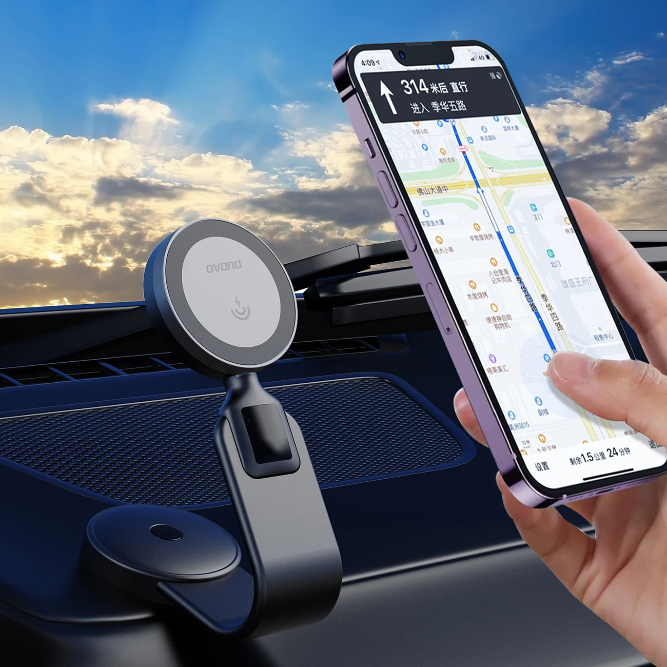 Karikues veture Dudao F21 Pro, MagSafe, 15W, pa kabllo, i zi