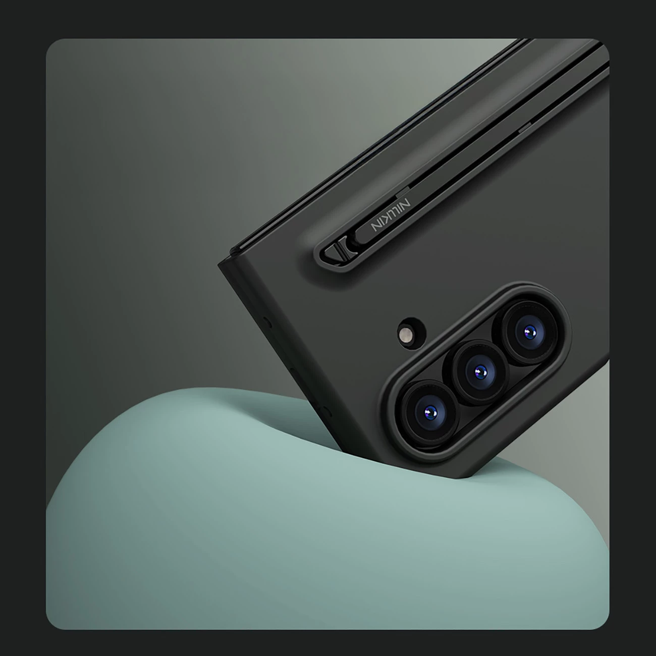 Mbështjellës Nillkin Flex Pure Fold për Samsung Galaxy Z Fold 7 me hapësirë për S Pen, i zi