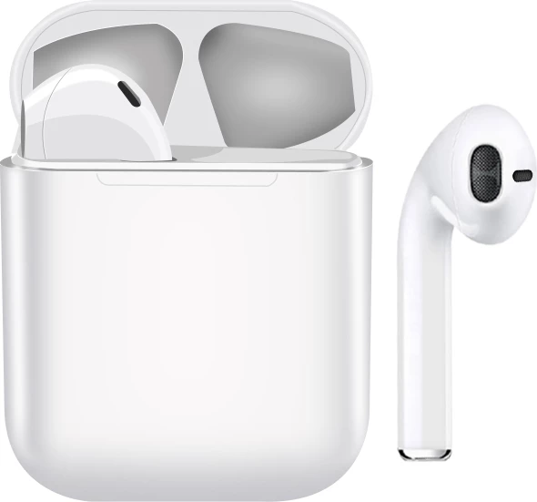 Kufje Moye Aurras True Wireless, Bluetooth 5.0, me kuti karikimi, të bardha