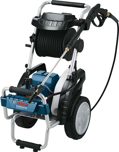 Larës me presion Bosch GHP 8-15 XD, 150 bar, zorrë 15 m, kabllo 5 m, elektrik, blu/zi/gri