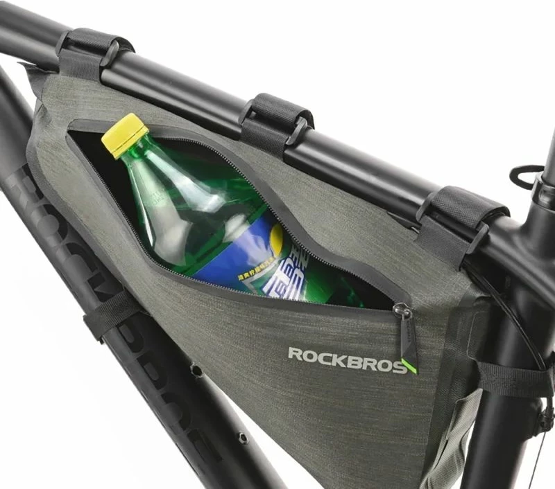 Çantë kornize biçiklete Rockbros AS-017, e gjelbër e errët