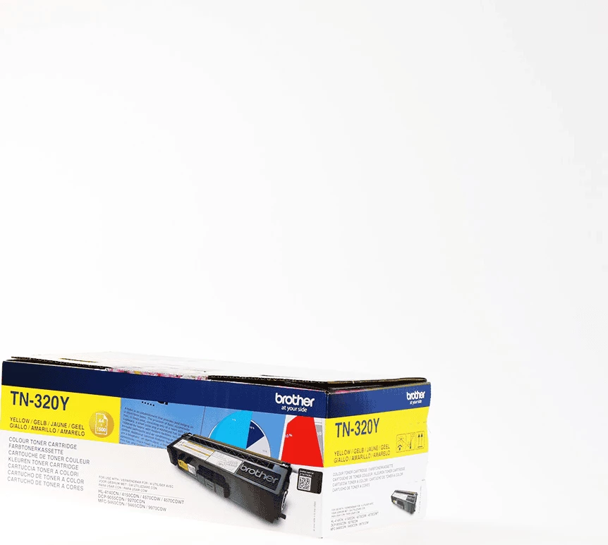 Toner Brother TN-320Y 1500 faqe standard, verdhë