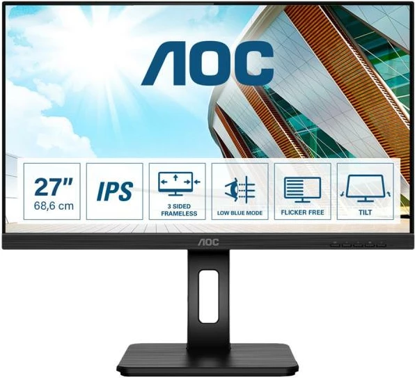 Monitor AOC 27P2Q 27" Full HD IPS 100Hz, i zi