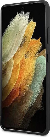 Mbështjellës Ferrari On Track Perforated për Samsung Galaxy S21 Ultra, i zi