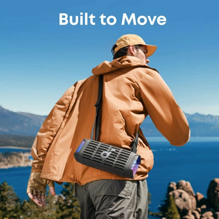 Altoparlant portativ Bluetooth Anker Soundcore Boom 3i 50W IP68 16-orë bateri, i zi