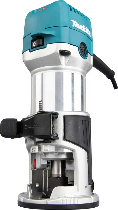 Frezë dore Makita RT0702C, 710W, 6/8 mm, 10000-34000 RPM, gjelbër/hiri