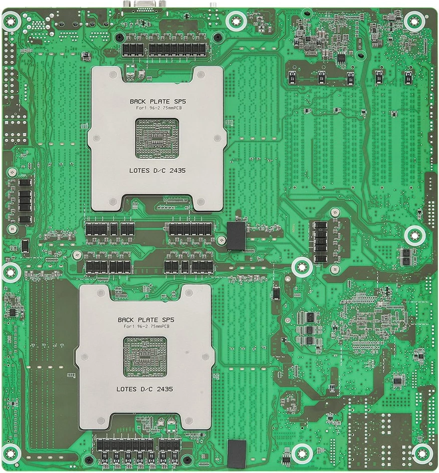 Pllakë amë Asrock TURIN2D16-2T, Socket SP5, për serverë, EEB