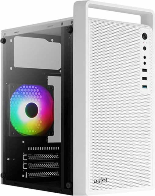 Kuti kompjuteri Aerocool CS-109-G-BK-v1 FRGB, e bardhë