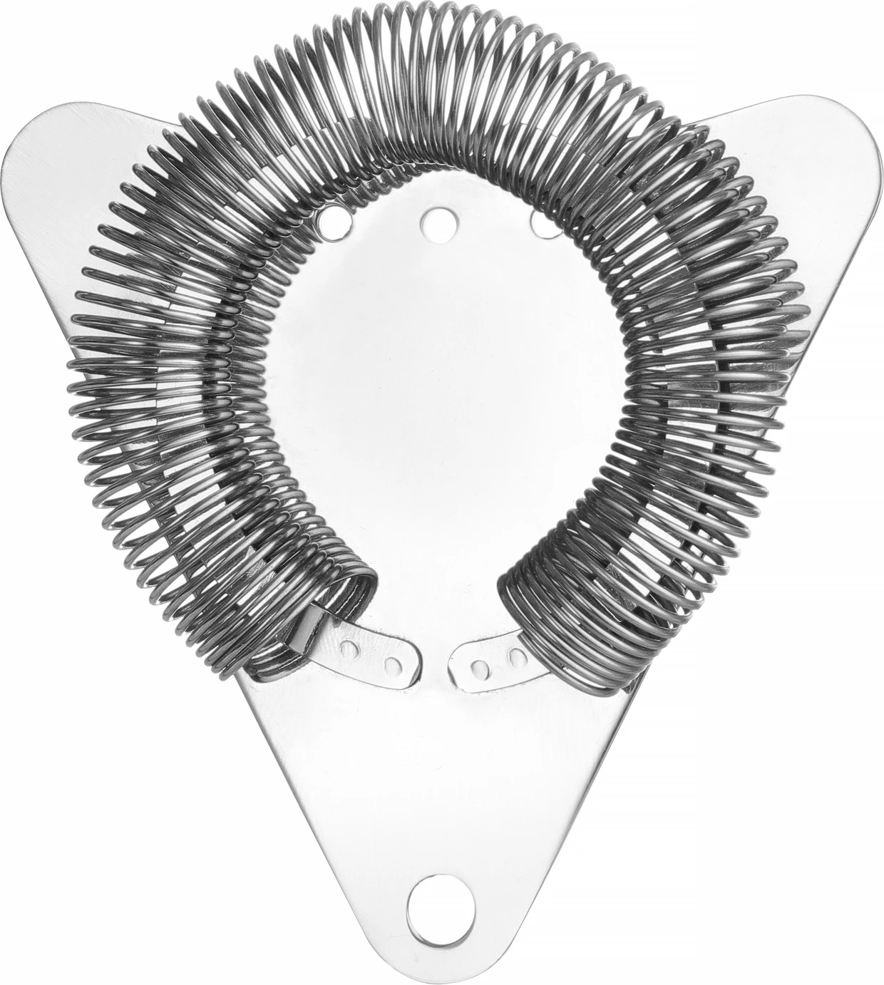 Kullues koktej trekëndësh, Bar Up Ninja Bartender, 97x105 mm, çelik inoks, argjendtë