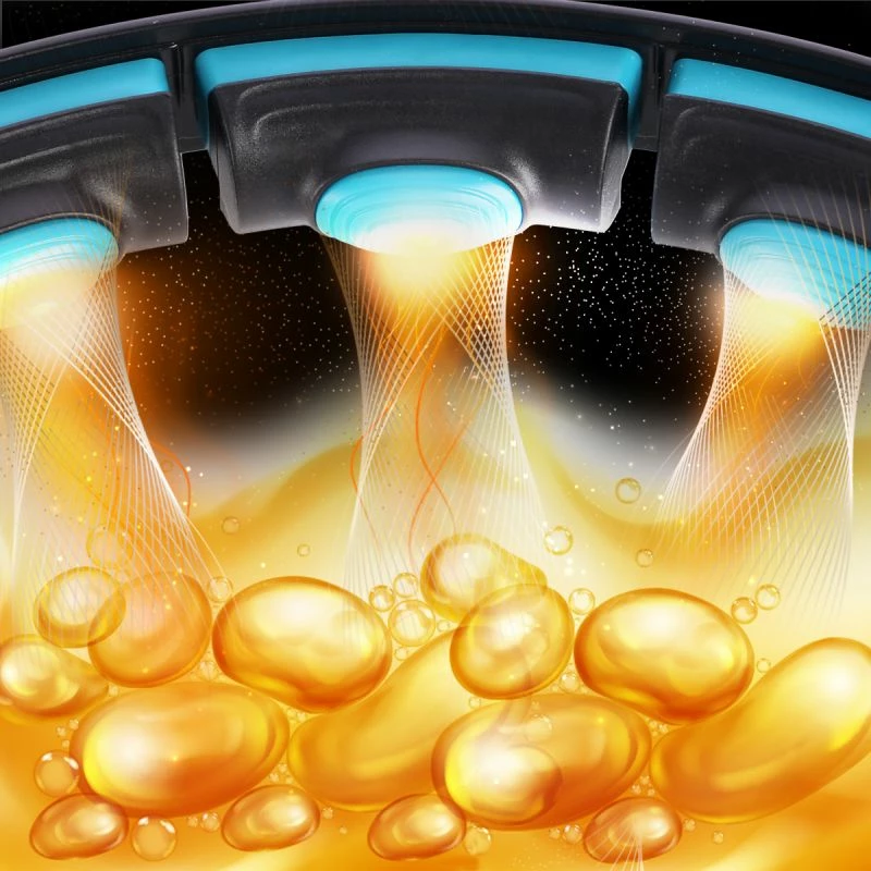 Hula hop me magnete dhe peshë HMS HHM17, i zi/turkuaz