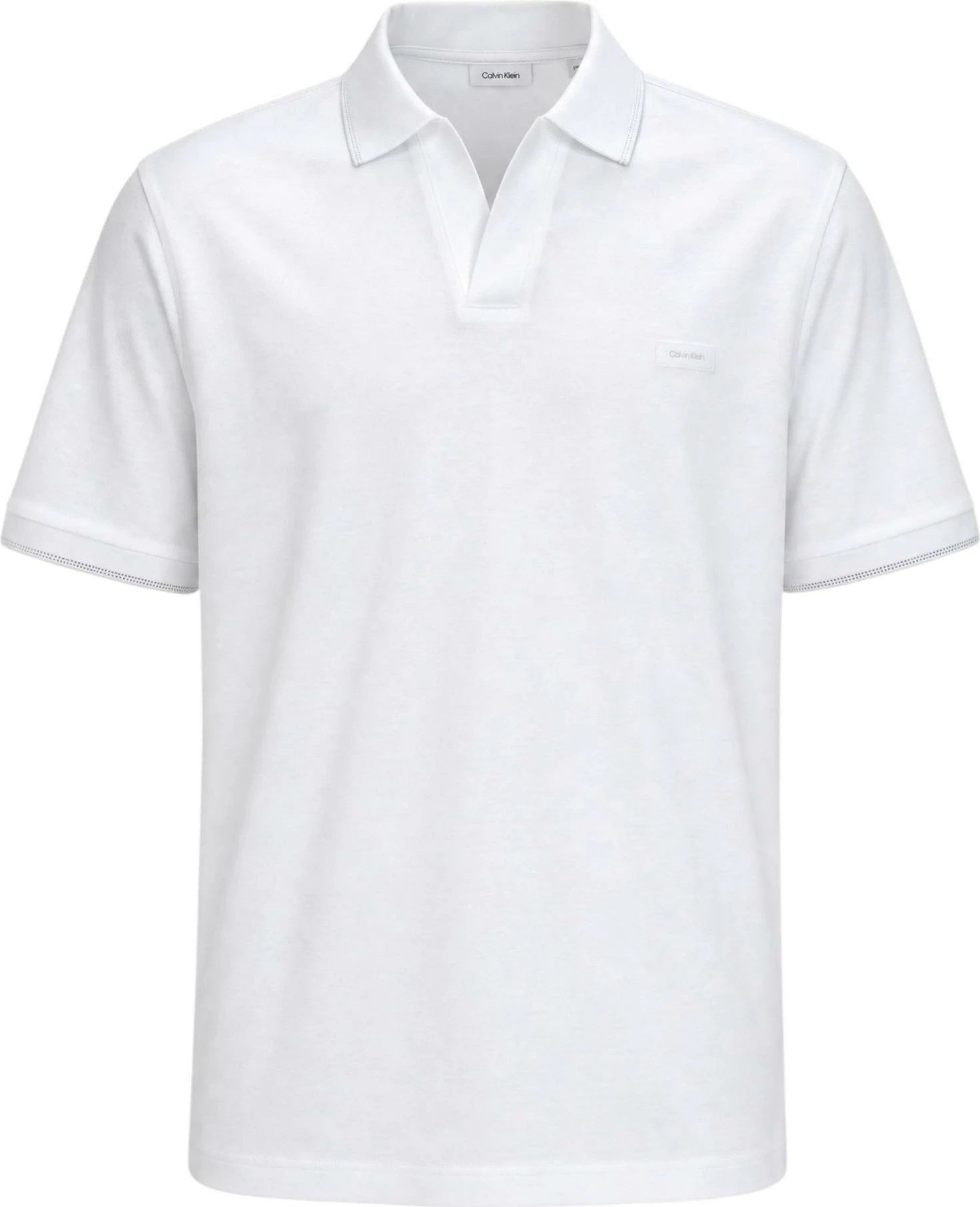 Maicë polo për meshkuj Calvin Klein Jeans K10K113072, e bardhë
